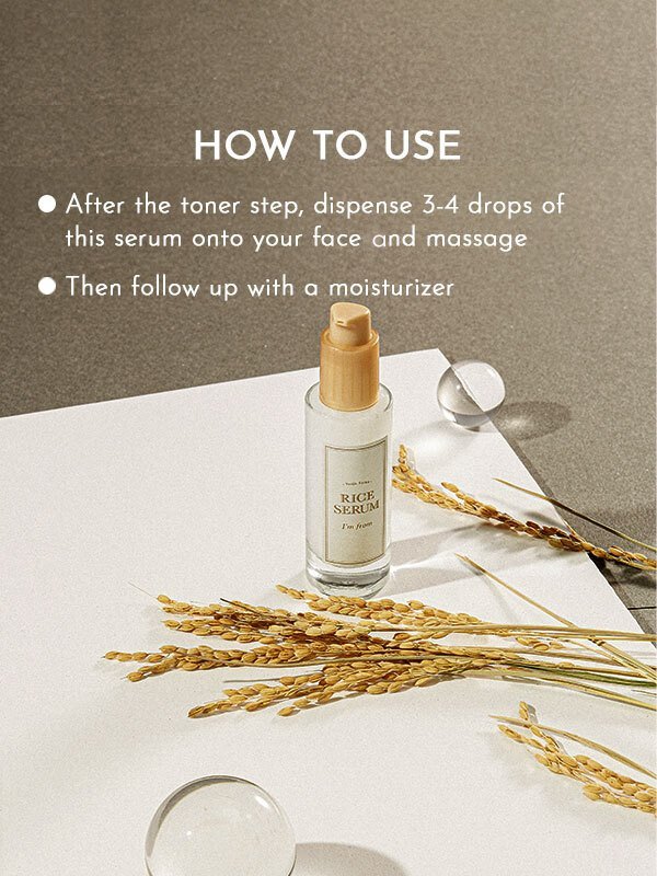 Rice Serums
