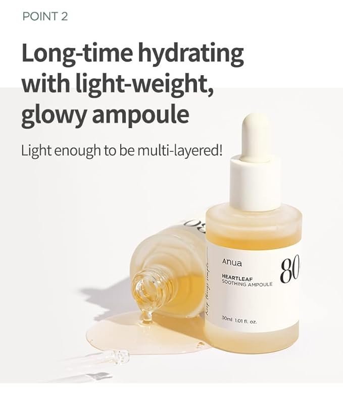 Anua Heartleaf 80% Soothing Ampoule 30ml